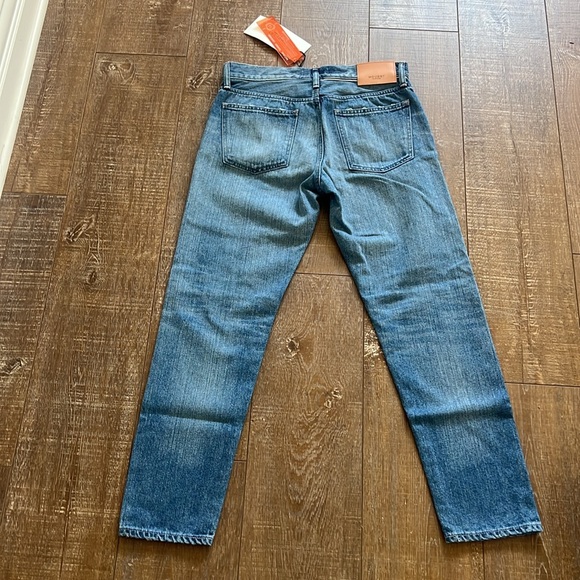 Moussy Vintage Evans Tapered Mid Rise Blue Jeans - Picture 8 of 11